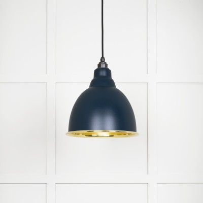 From The Anvil - Smooth Brass Brindley Pendant in Dusk 49518DU