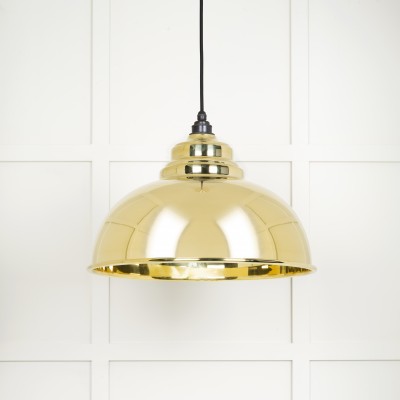 From The Anvil - Smooth Brass Harborne Pendant 49522