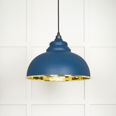 From The Anvil - Smooth Brass Harborne Pendant in Upstream 49522U