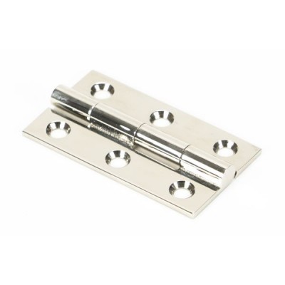 From The Anvil - Polished Nickel 2" Butt Hinges (Pair) 49584
