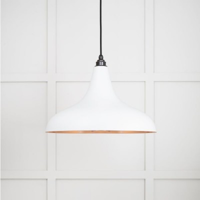 From The Anvil - Smooth Copper Frankley Pendant in Flock 49720SF