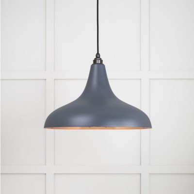 From The Anvil - Smooth Copper Frankley Pendant in Slate 49720SSL