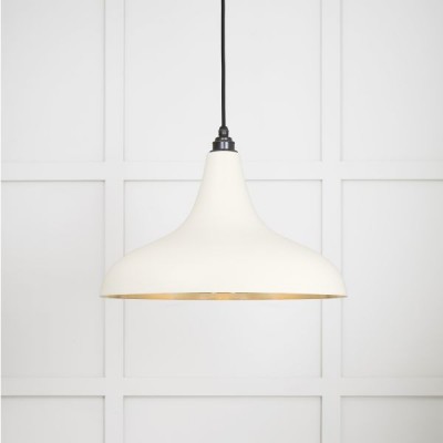 From The Anvil - Smooth Brass Frankley Pendant in Teasel 49722STE