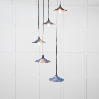 From The Anvil - Smooth Copper Flora Cluster Pendant in Upstream 49726SU