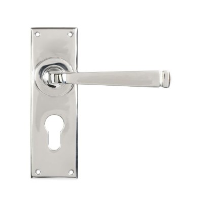 From The Anvil - Polished Marine SS (316) Avon Lever Euro Lock Set 49831