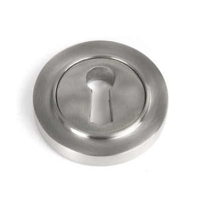 From The Anvil - Satin Marine SS (316) Round Escutcheon (Plain) 49864