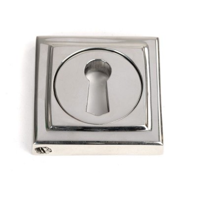 From The Anvil - Polished Marine SS (316) Round Escutcheon (Square) 49871