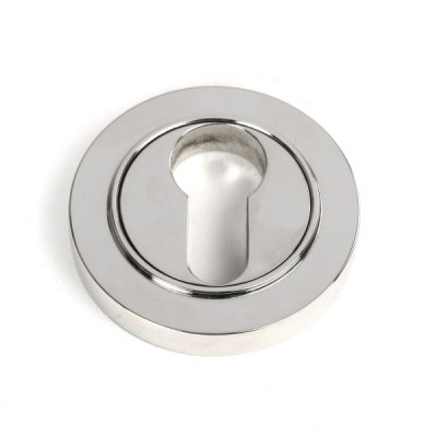 From The Anvil - Polished Marine SS (316) Round Euro Escutcheon (Plain) 49876