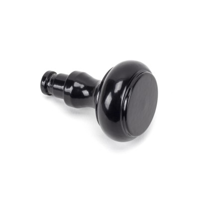 From The Anvil - Black Regency Curtain Finial (Pair) 49897