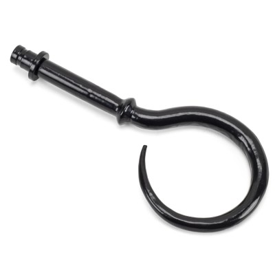 From The Anvil - Black Hook Curtain Finial (Pair) 49903