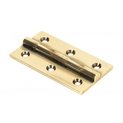 From The Anvil - Aged Brass 2.5" Butt Hinge (Pair) 49925