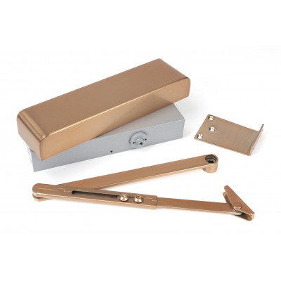 From The Anvil - Polished Bronze Size 2-5 Door Closer & Cover 50112