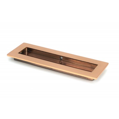 From The Anvil - Polished Bronze 175mm Plain Rectangular Pull 50136