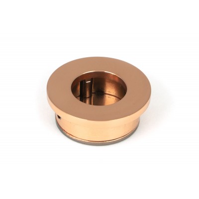 From The Anvil - Polished Bronze 34mm Round Finger Edge Pull 50151