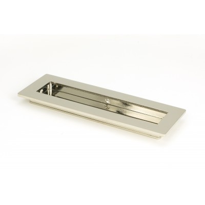 From The Anvil - Polished Nickel 175mm Plain Rectangular Pull 50154