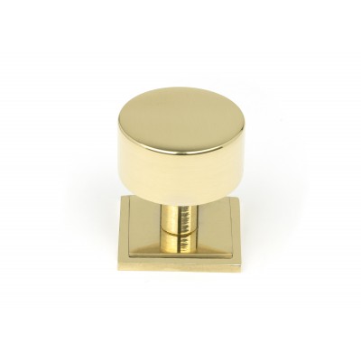 From The Anvil - Polished Brass Kelso Cabinet Knob - 32mm (Square) 50297