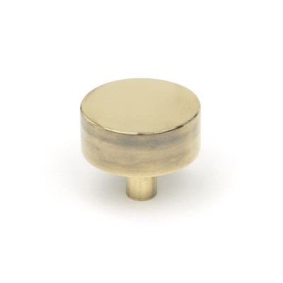 From The Anvil - Aged Brass Kelso Cabinet Knob - 38mm (No rose) 50374