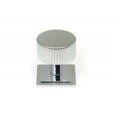 From The Anvil - Polished Chrome Judd Cabinet Knob - 32mm (Square) 50405