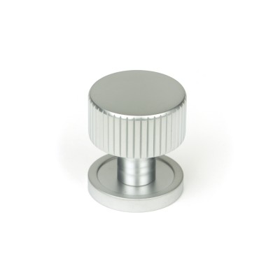 From The Anvil - Satin Chrome Judd Cabinet Knob - 25mm (Plain) 50412