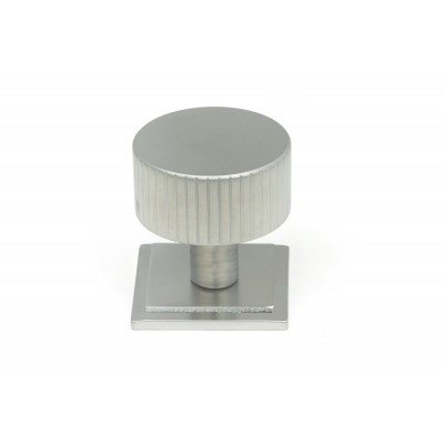 From The Anvil - Satin Chrome Judd Cabinet Knob - 32mm (Square) 50417