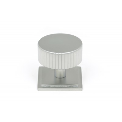 From The Anvil - Satin Chrome Judd Cabinet Knob - 38mm (Square) 50420