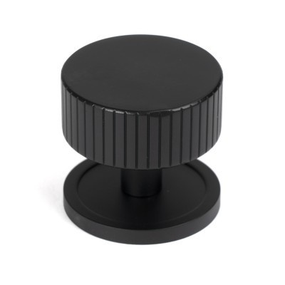 From The Anvil - Matt Black Judd Cabinet Knob - 38mm (Plain) 50430