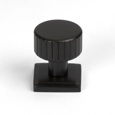 From The Anvil - Aged Bronze Judd Cabinet Knob - 25mm (Square) 50450