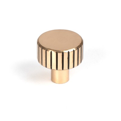 From The Anvil - Polished Bronze Judd Cabinet Knob - 25mm (No rose) 50473