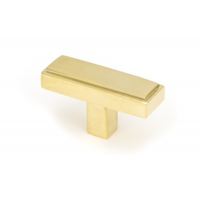 From The Anvil - Polished Brass Scully T Bar Handle 50490
