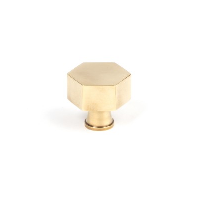 From The Anvil - Aged Brass Kahlo Cabinet Knob - 32mm 50502