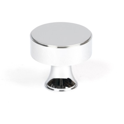 From The Anvil - Polished Chrome Scully Cabinet Knob - 38mm 50528