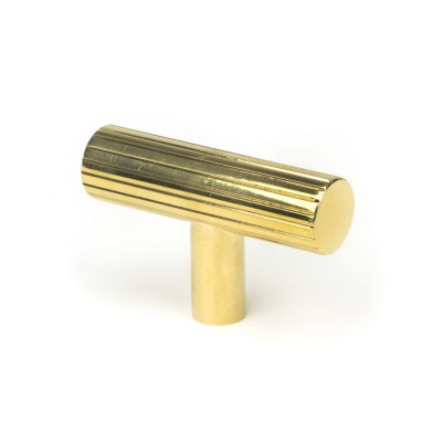 From The Anvil - Polished Brass Judd T Bar Handle 50580
