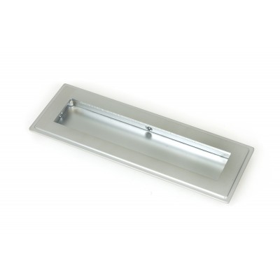 From The Anvil - Satin Chrome 175mm Art Deco Rectangular Pull 50636