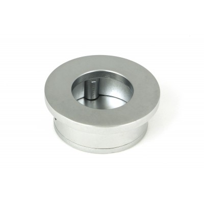 From The Anvil - Satin Chrome 34mm Round Finger Edge Pull 50653