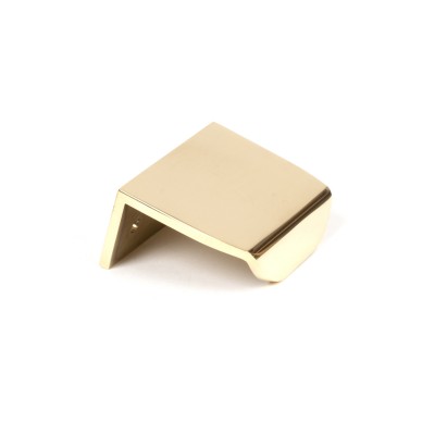 From The Anvil - Polished Brass 50mm Moore Edge Pull 50677