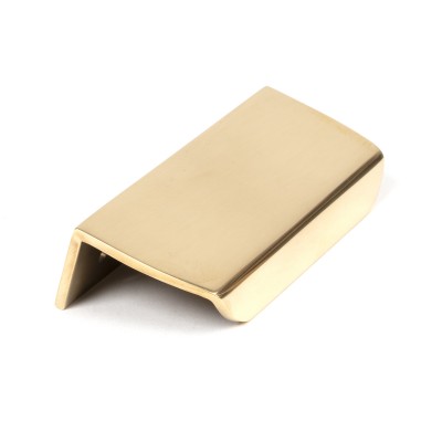 From The Anvil - Aged Brass 100mm Moore Edge Pull 50691