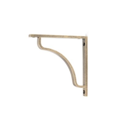 From The Anvil - Burnished Brass Abingdon Shelf Bracket (150mm x 150mm) [51088]