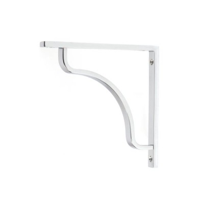 From The Anvil - Polished Chrome Abingdon Shelf Bracket 150 x 150mm 51089
