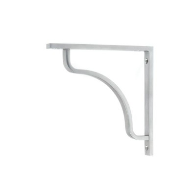 From The Anvil - Satin Chrome Abingdon Shelf Bracket 150 x 150mm 51090