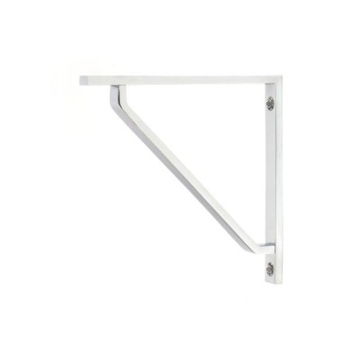 From The Anvil - Polished Chrome Barton Shelf Bracket 150 x 150mm 51109