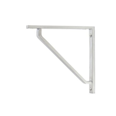 From The Anvil - Satin Chrome Barton Shelf Bracket 150 x 150mm 51110