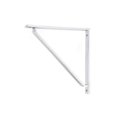 From The Anvil - Polished Chrome Barton Shelf Bracket 200 x 200mm 51119