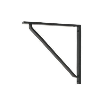 From The Anvil - Matt Black Barton Shelf Bracket 200 x 200mm 51124