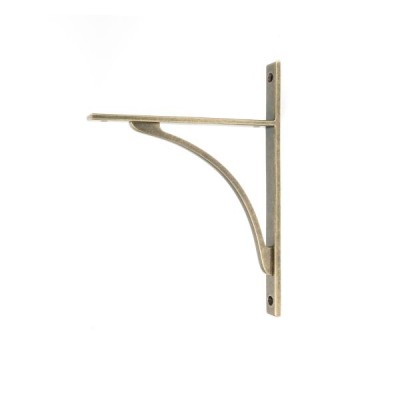 From The Anvil - Burnished Brass Apperley Shelf Bracket (260mm x 200mm) [51128]