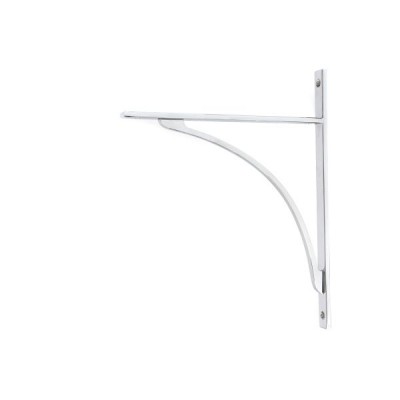 From The Anvil - Polished Chrome Apperley Shelf Bracket 314 x 250mm 51139