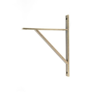 From The Anvil - Burnished Brass Chalfont Shelf Bracket (260mm x 200mm) [51148]
