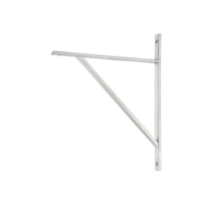 From The Anvil - Satin Chrome Chalfont Shelf Bracket 314 x 250mm 51160