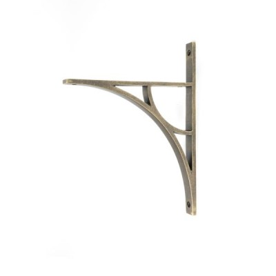 From The Anvil - Burnished Brass Tyne Shelf Bracket (260mm x 200mm) [51168]