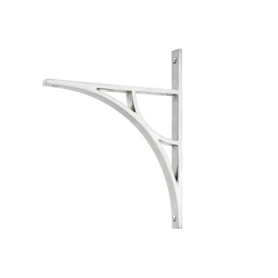 From The Anvil - Satin Chrome Tyne Shelf Bracket 260 x 200mm 51170