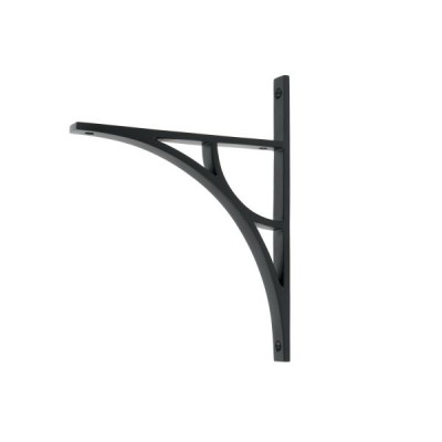 From The Anvil - Matt Black Tyne Shelf Bracket 260 x 200mm 51174